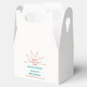 ビーチサンシャイ来ンここザ息子ベビーシャワー フェイバーボックス (オープン)