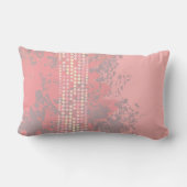 ビーチサンズドット抽象芸術材枕 ランバークッション (裏面)