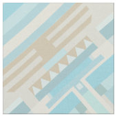 ビーチサンズ抽象芸術幾何学布 ファブリック (クローズアップ)