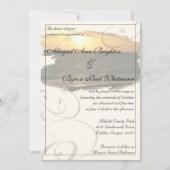 ビーチサンセットウィズフロッシュ結婚式招待状 招待状 (正面)