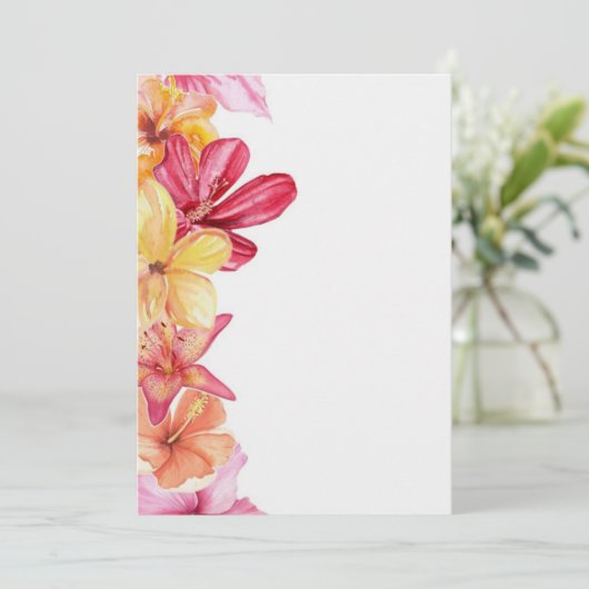 ビーチサンセットウェディング招待状 セーブザデート (スタンド正面)