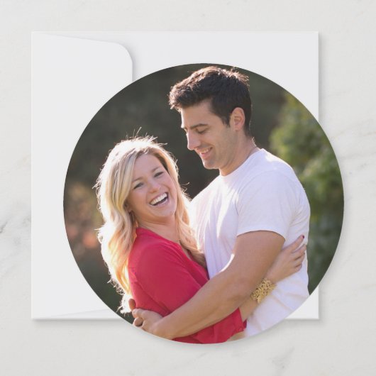 ビーチサンセットウェディング日付を保存 セーブザデート (裏面)