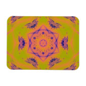 ビーチサンセットグラディエントコントラストマンデラ マグネット (横)