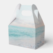 ビーチサンセットサンライズサンキューパーソナライズされたユー フェイバーボックス (裏面サイド)