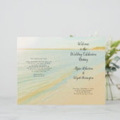 ビーチサンセットサンライズフォールディング結婚式 プログラム (スタンド正面)