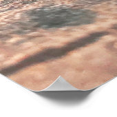 ビーチサンセットシーシェルビーチ写真ポスター ポスター (角)