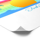 ビーチサンセットタークスカイコス ポスター (角)