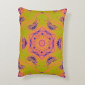 ビーチサンセットハイコントラストマンデラ アクセントクッション (裏面(縦))