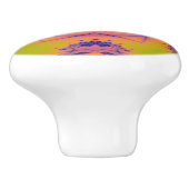 ビーチサンセットハイコントラストマンデラ セラミックノブ (側面)