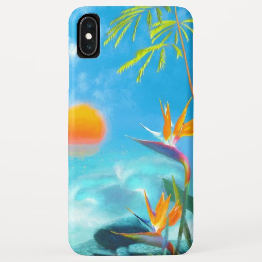 ビーチサンセットバードオブパラダイス Case-Mate iPhoneケース (裏面)