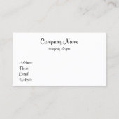 ビーチサンセットビジネスカード#13 名刺 (裏面)