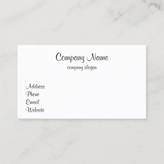 ビーチサンセットビジネスカード#13 名刺 (裏面)