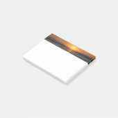 ビーチサンセットフォトステーショナリー4x3メモ ポストイット (アングル)