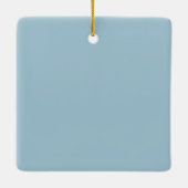 ビーチサンセットフラミンゴ セラミックオーナメント (裏面)