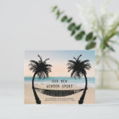 ビーチサンセットフロリダニューホームに移動 案内ポストカード (スタンド正面)