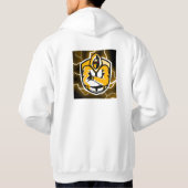 ビーチサンセットフード付きスウェットシャツ パーカ (裏面)