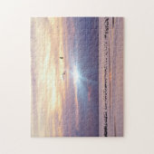 ビーチサンセットベイウィズバードパズル ジグソーパズル (縦)