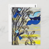 ビーチサンセットポストカード ポストカード (正面/裏面)