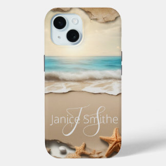 ビーチサンセットモノグラム iPhone 15ケース