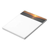 ビーチサンセット写真文房具紙 ノートパッド (回転)