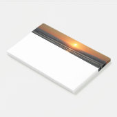 ビーチサンセット写真文房具10x6メモ ポストイット (アングル)