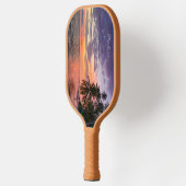 ビーチサンセット名前をカスタムする ピックルボールラケット (左)