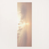 ビーチサンセット，砂，波パーソナライズされた- ヨガマット (裏面)