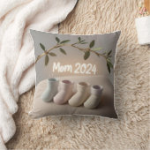 ビーチサンタクリスマス7月の枕：夏の2倍 クッション (ブランケット)