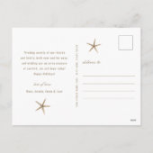 ビーチサンタハットクリスマス7月 シーズンポストカード (裏面)