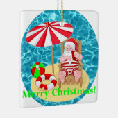 ビーチサンタ セラミックオーナメント (右)