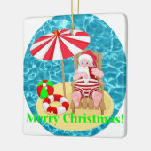 ビーチサンタ セラミックオーナメント (左)