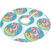 ビーチサンタ ブラッシュドポリエステルツリースカート (アングル)