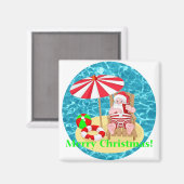 ビーチサンタ マグネット (正面/裏面)