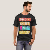 ビーチサンダルで 1 Tシャツ (正面フル)