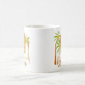 ビーチサンダルのセントトーマスの花嫁 コーヒーマグカップ (中央)