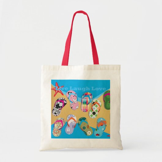 ビーチサンダルのバッグ トートバッグ (正面)