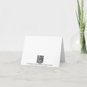 ビーチサンダルのビーチのサンキューカード サンキューカード (裏面)