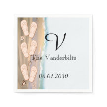 ビーチサンダルのビーチ結婚式