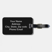 ビーチサンダルの名前入りな荷物のラベル ラゲッジタグ (裏面横)
