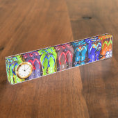 ビーチサンダルの壁 デスクネームプレート (側面)