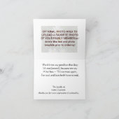 ビーチサンダルの家族から感謝を込めて サンキューカード (内部)