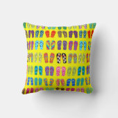 ビーチサンダルの枕 クッション (裏面)