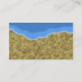 ビーチサンダルの海のプロフィールカード 名刺 (裏面)