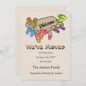 ビーチサンダルの発表 案内状 (正面/裏面)