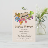 ビーチサンダルの発表 案内状 (スタンド正面)