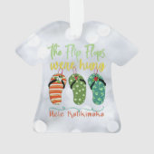 ビーチサンダルはつるオーナメント オーナメント (裏面)