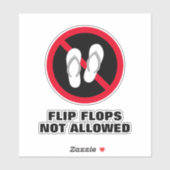 ビーチサンダルはサインカスタムビニール シール (シート)