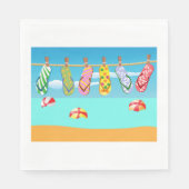 ビーチサンダルアットザビーチ スタンダードランチョンナプキン (正面)