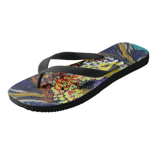 ビーチサンダルアート抽象芸術 ビーチサンダル (アングル)