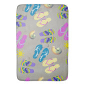 ビーチサンダルオンビーチ バスマット (正面縦)